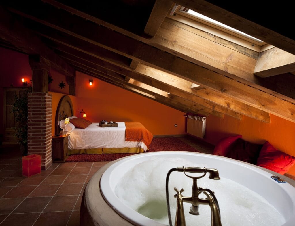 habitacion el bosque con jacuzzi
